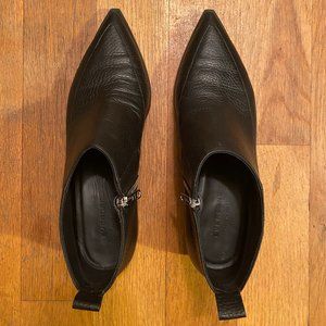 Everlane pebbled leather booties